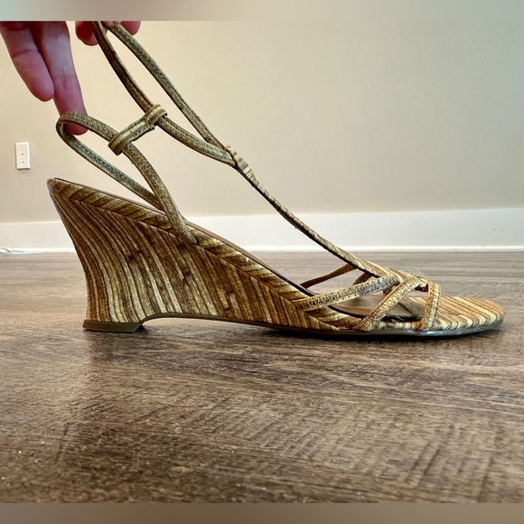 New York Transit Wedge Heel Sandals, Size 9 - Picture 8 of 11